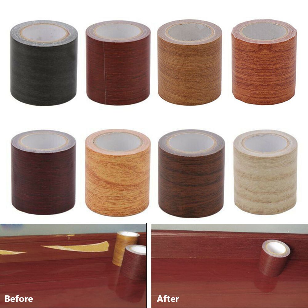 Xfasten Woodworking Tape - Wood Grain Auto-Adesivo Rodapés Linha Repair