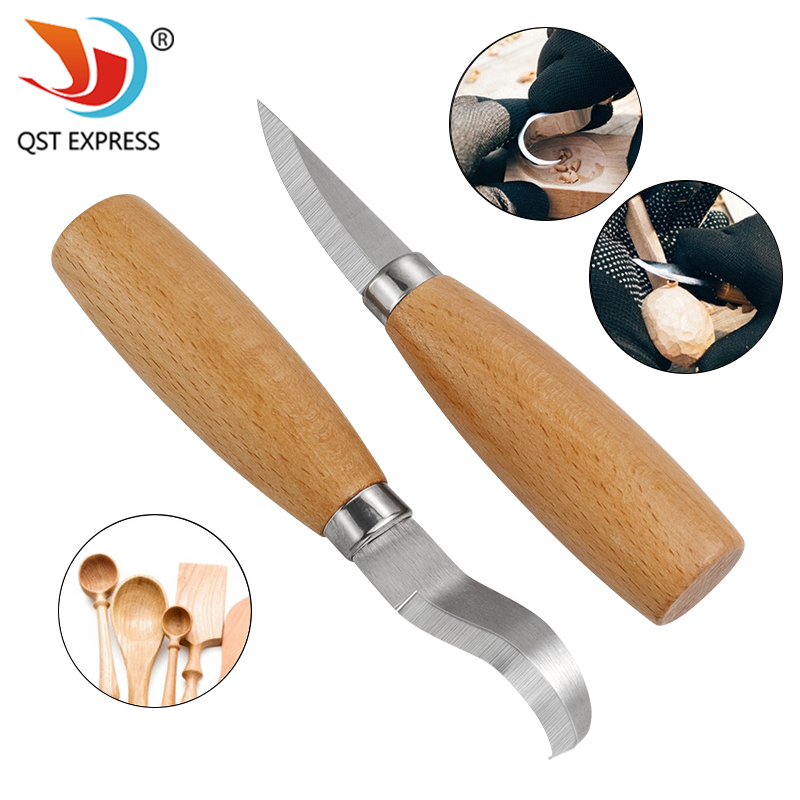Woodworking Basics - Faca de escultura em ferro inoxidável,
