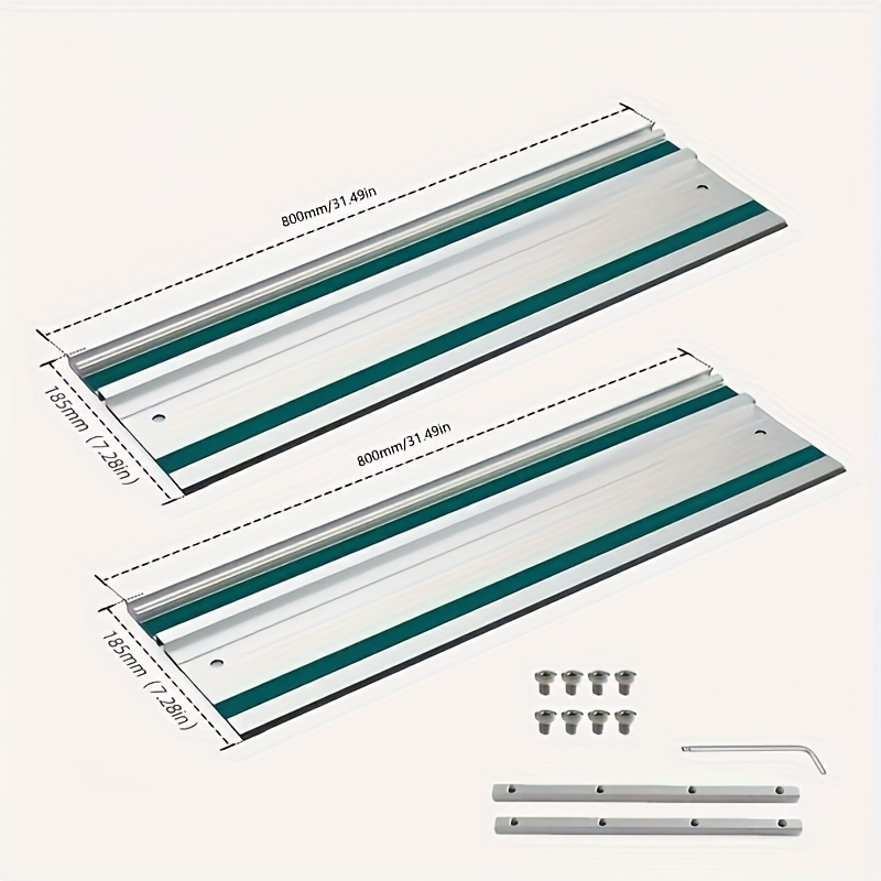 Woodworking Rasp - Conjunto de 2 Peças: Trilho Guia