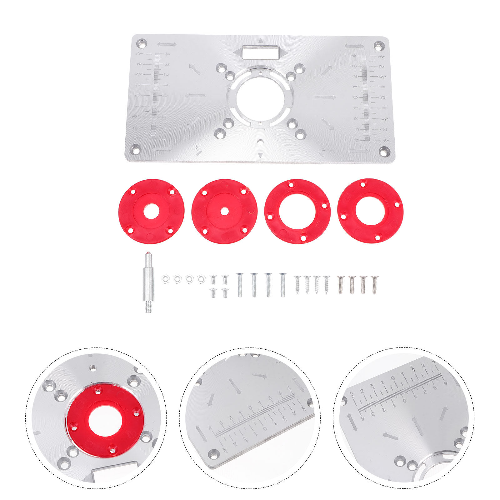 Woodworking Machinery - 1 conjunto de placas de inserção