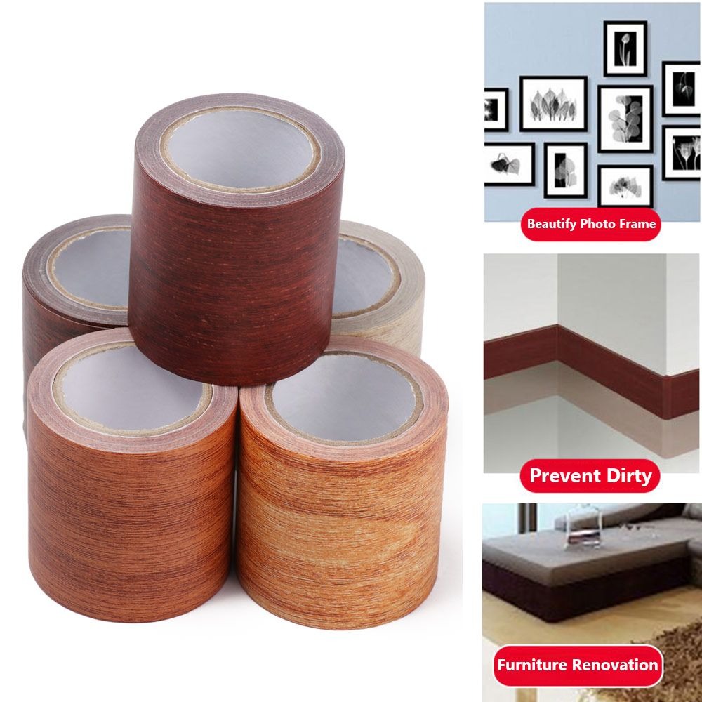 Wood Grain Auto-Adesivo Rodapé - Xfasten Woodworking Tape avaliação e preço