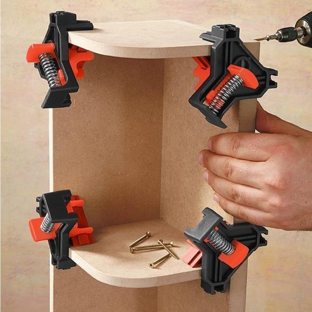 4 peças 90 °   Grampo de Canto - Woodworking Basics avaliação e preço