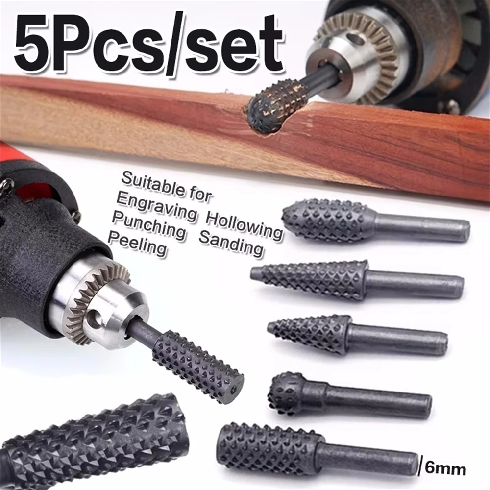 5 pçs arquivos de artesanato r - Woodworking Rasps And Files avaliação e preço
