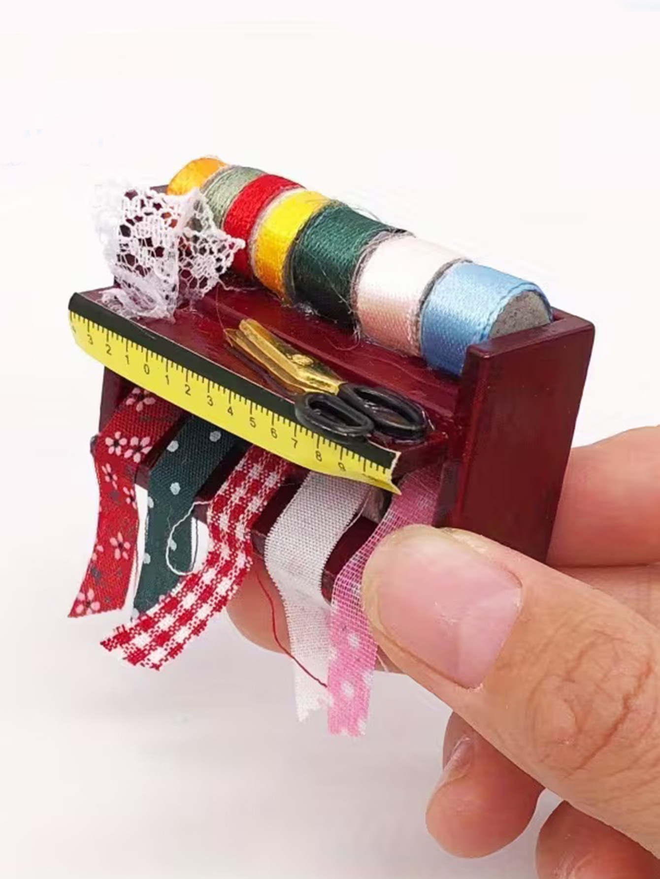 Caixa de Costura Miniatura par - Wood Woodworking avaliação e preço