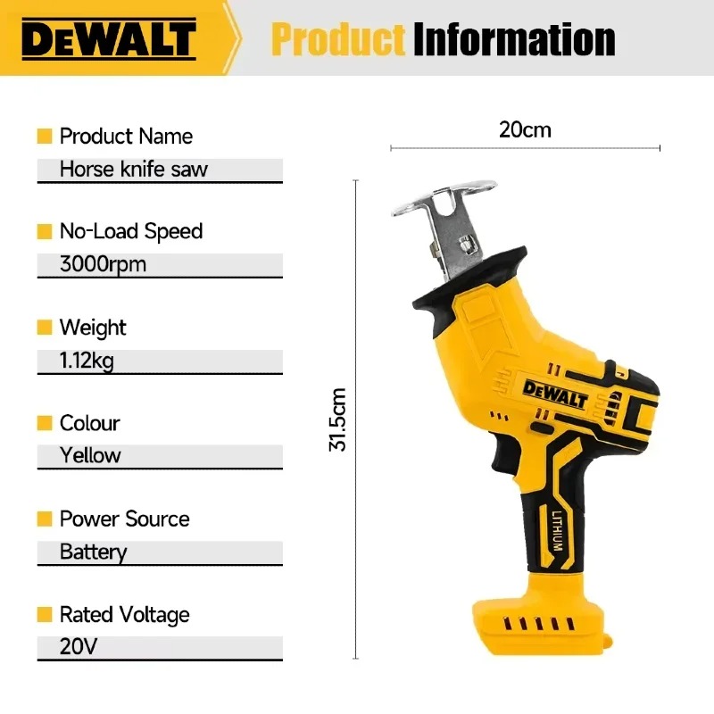 Serra Elétrica Dewalt 2800RPM  - Woodworking Rasp avaliação e preço