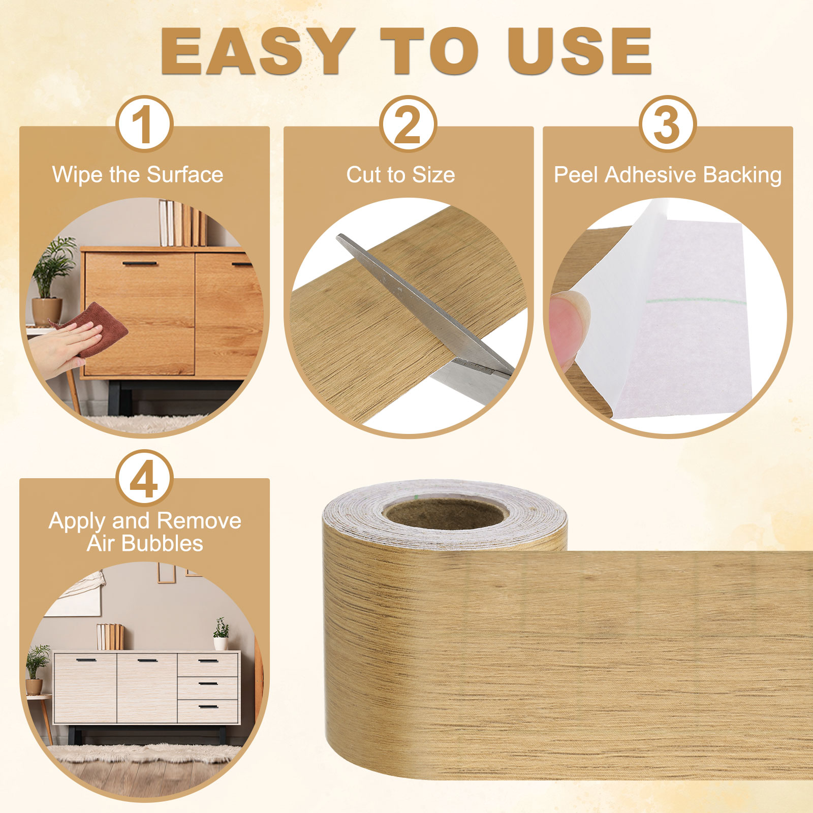 Fita de Reparo de Madeira de 1 - Xfasten Woodworking Tape avaliação e preço