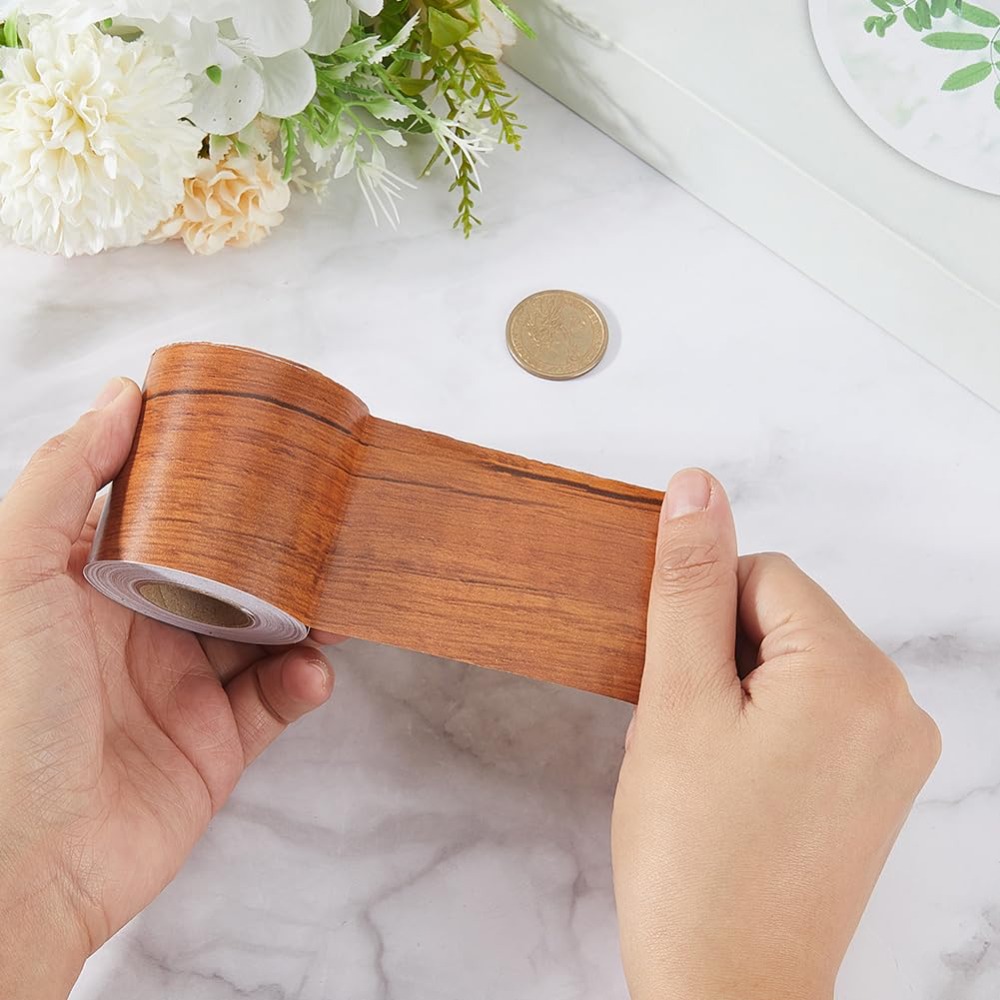 Fita autoadesiva de grão de ma - Xfasten Woodworking Tape avaliação e preço